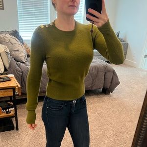 Green J Crew Sweater